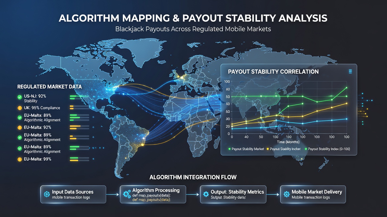 Analyse van payout stabiliteit over verschillende mobiele blackjack markten