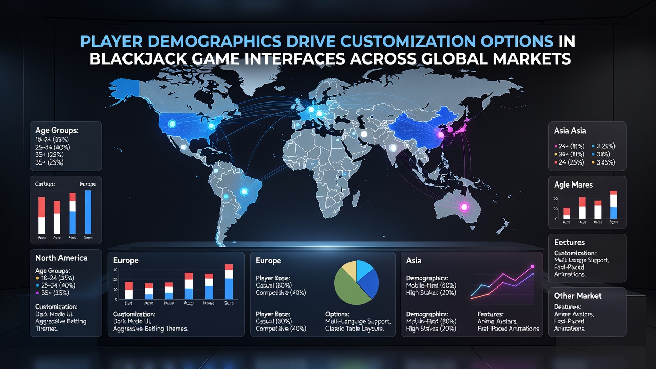 Analyse van spelerdemografieën die blackjack game-interfaces wereldwijd aanpassen